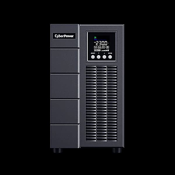 UPS CYBER POWER Online dubla conversie cu Sinusoida Pura, tower, 3000VA/2700W LCD PFC compatible, 2xIEC + 4xSchuko, Green Power SNMP Slot, "OLS3000EA-DE"