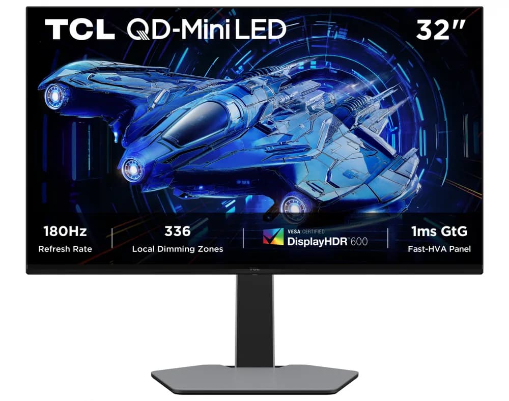 Monitor Gaming TCL 32G64, 31.5", 2560 x 1440 pixeli, Grey