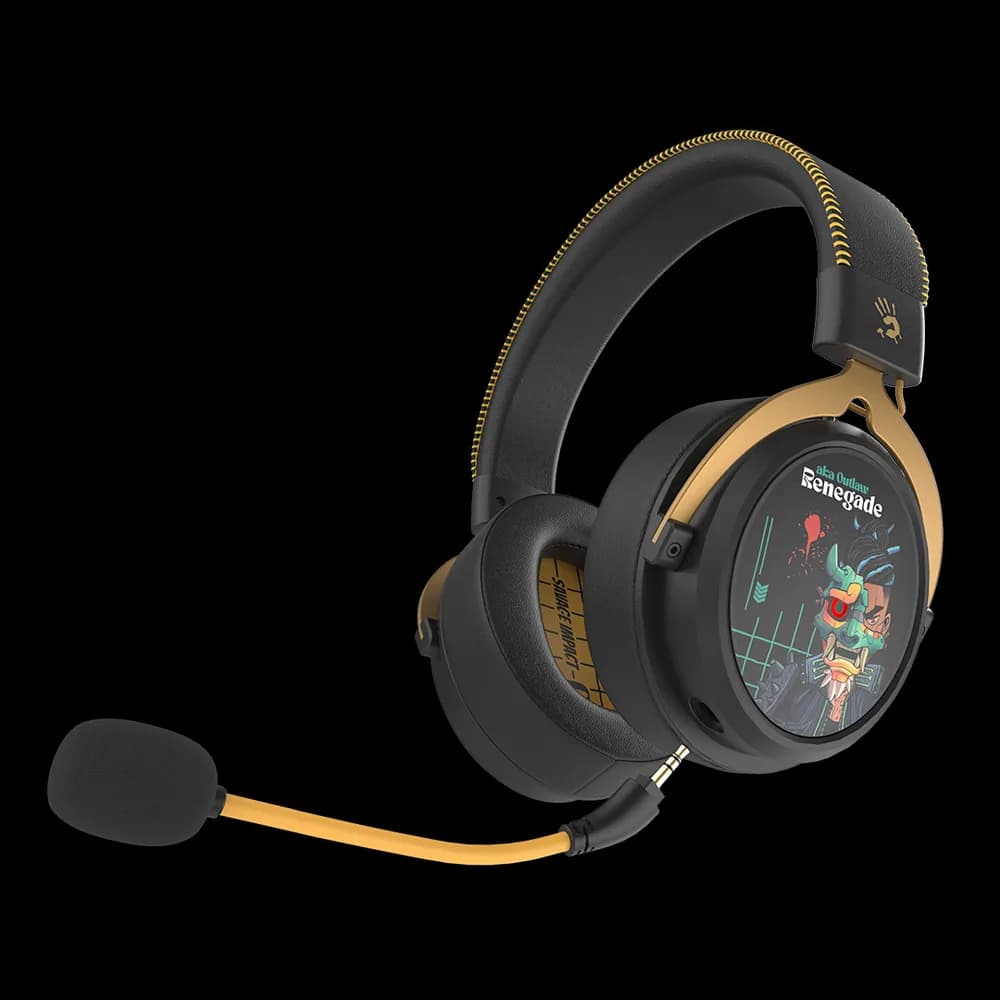 Casti gaming Bloody Bluetooth v5.3 + 2.4GHz + Wired Multi-Mode Connection Headset Renegade Midnight "MR595 Renegade Midnight" 4711421 000314