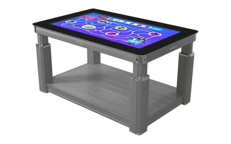 Masa mobila interactiva de 43" cu touch iDesk YASHI DY4320, 32GB, 4k, WiFi, Android 11, reglabil pe inaltime