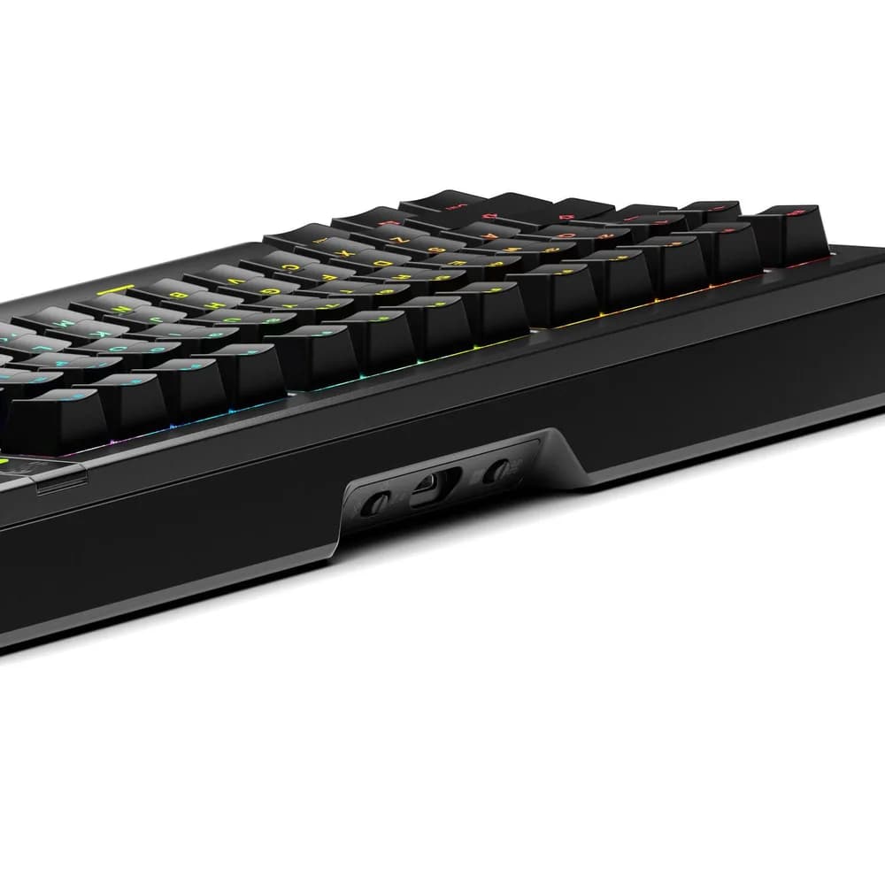 Glorious Tastatura mecanica GMMK 3 PRO 75% Prebuilt Wireless, USB-C, Fox Switches, US layout, 81 taste, Negru "GLO-KB-GMMK3-PRO-75-PB-FOX-WL-BLK-US" — miniatură