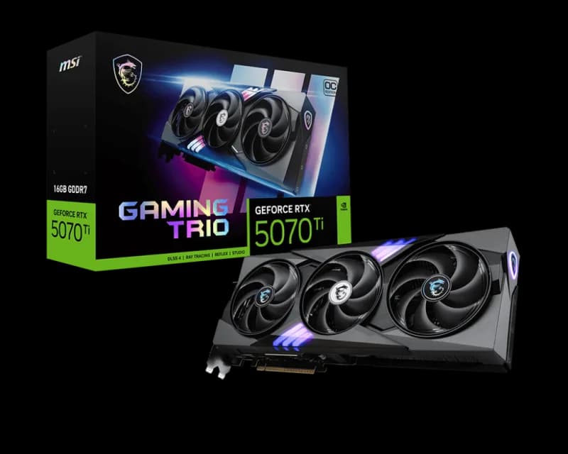 Placa video MSI GeForce RTX 5070 TI, 16GB GDDR7, PCI Express 5.0, 256-bit