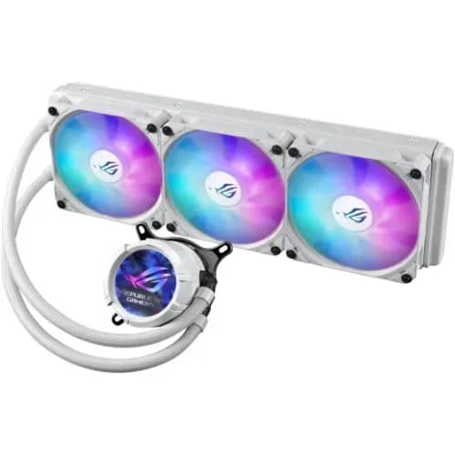 Cooler Procesor ASUS ROG Strix LC III 360 ARGB White Edition, Lichid, 12 cm, 3 ventilatoare, aRGB — miniatură