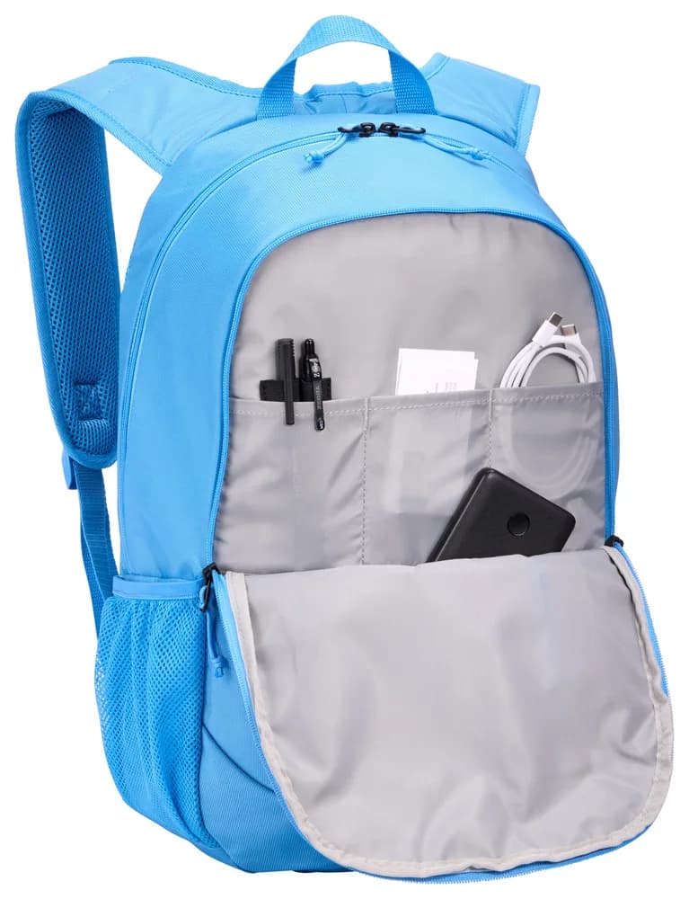 RUCSAC CASE LOGIC, pt. notebook de max. 15.6 inch, 2 compartimente, buzunar frontal | buzunar lateral x 2, waterproof, poliester, Sky Blue "WMBP115" 3205624 — miniatură