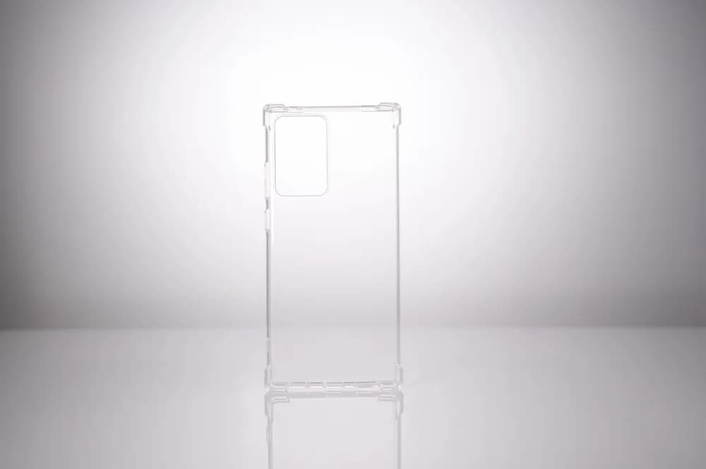 Husa Samsung Galaxy Note 20 Ultra Spacer, transparenta, grosime 1.5mm, protectie suplimentara antisoc la colturi, material flexibil TPU "SPPC-SM-GX-N20U-CLR" — miniatură