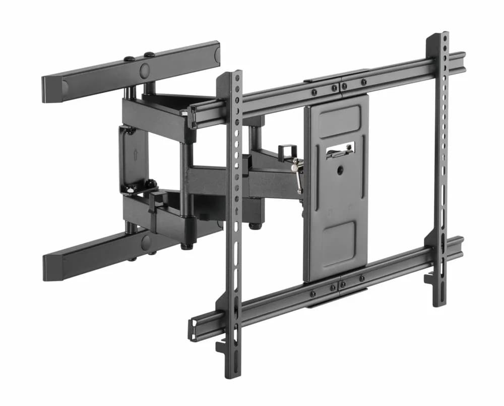 Suport TV de perete Serioux TV61-466, compatibilitate dimensiune ecran: 37"-80", compatibilitate VESA: 200x200, 300x200, 400x200, 300x300, 400x300, 400x400, 600x400, greutate maximă suportata: 65kg, distanta fata de perete: 77~428mm, inclinare: +3°~-15°, pivotare: +60°~-60°, nivel ecran: +3°~-3°