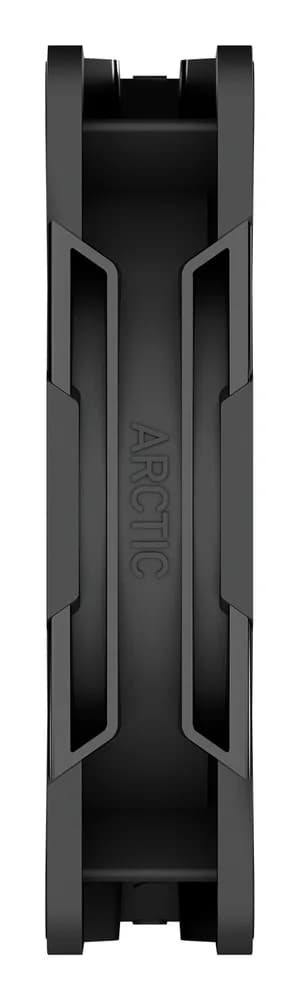 Set 3 ventilatoare Arctic "P12 Pro Reverse - 3 Pack", 120mm, 500 - 3000 RPM, FDB, 73 cfm, 4-Pin Fan Plug + 4-Pin Socket, negru, "ACFAN00332A" — miniatură