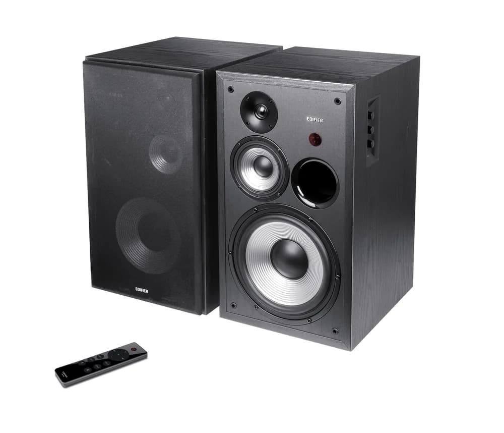 BOXE EDIFIER 2.0, RMS: 150W (2 x 14W, 2 x 16W, 2 x 45W), bluetooth 5.1, telecomanda wireless, volum, bass, treble, black,"R2850DB-BK"