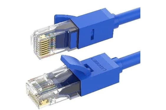 PATCH CORD UTP Ugreen Cat6, "NW102" fire din cupru, viteza maxima 1 Gbps, 5m, albastru "11204" - 6957303882045