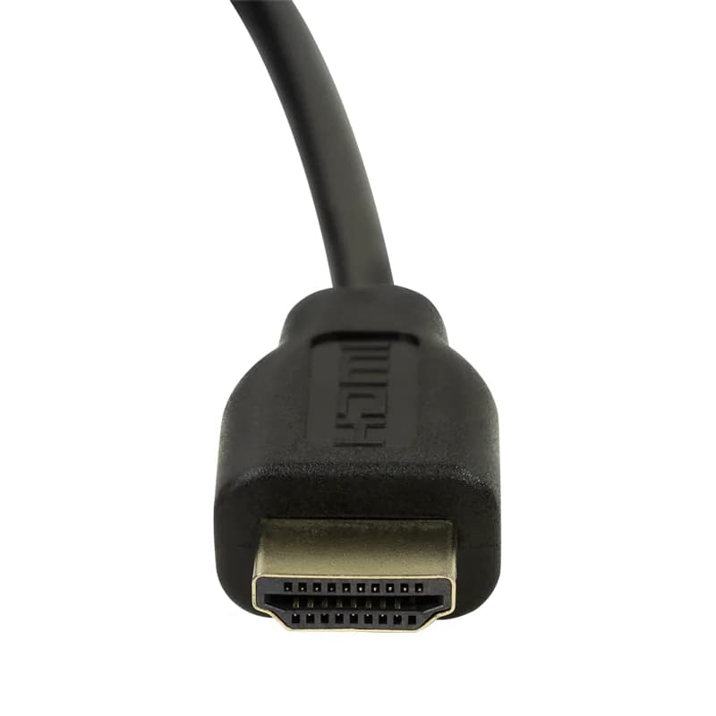 CABLU video Logilink, HDMI (T) la HDMI (T), rezolutie maxima 4K UHD (3840 x 2160) la 30 Hz, conectori auriti, 2m, negru "CH0037" — miniatură