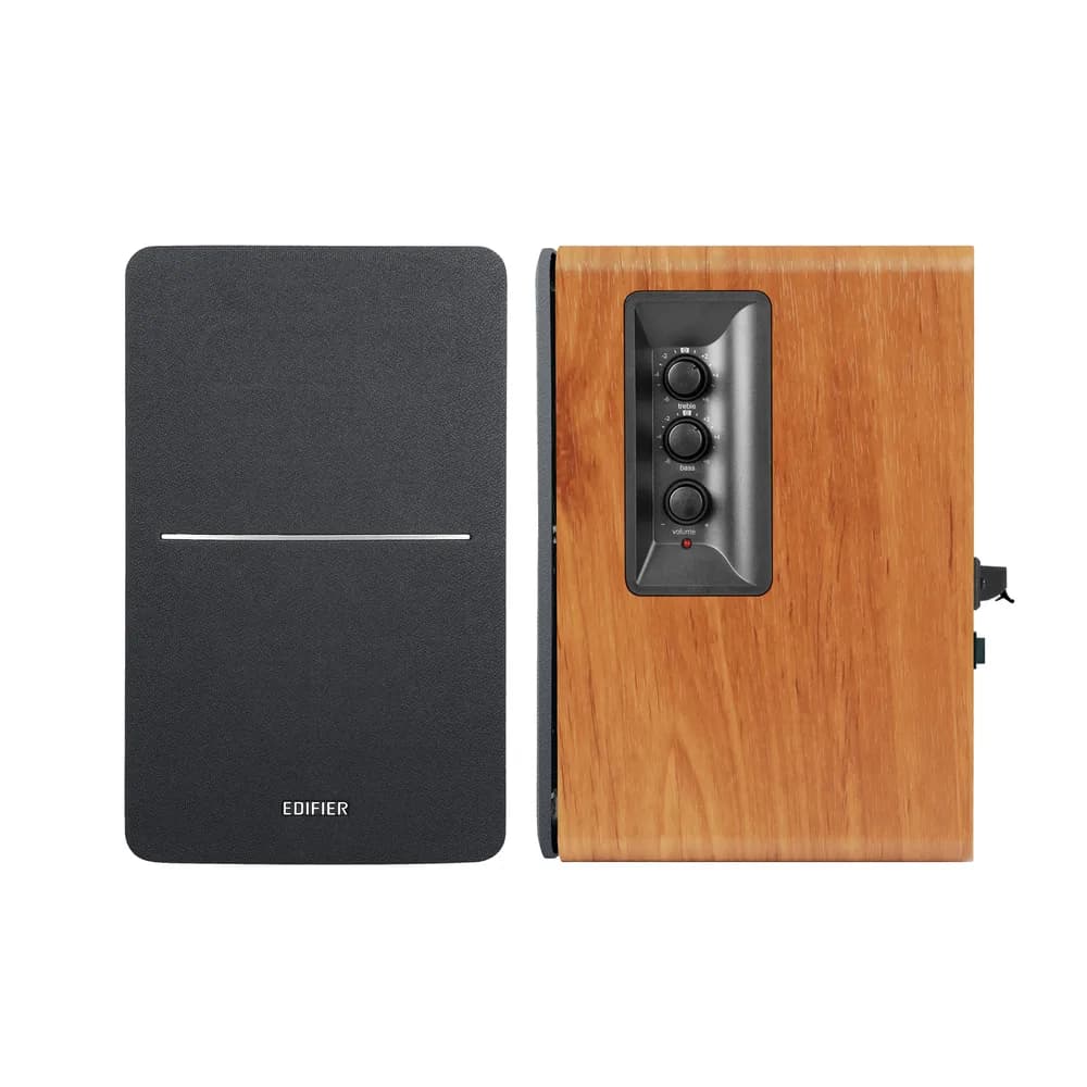 BOXE EDIFIER 2.0, RMS: 42W (2 x 21W), telecomanda wireless, volum, bass, treble, sub-out, brown, "R1280TS-BR" — miniatură