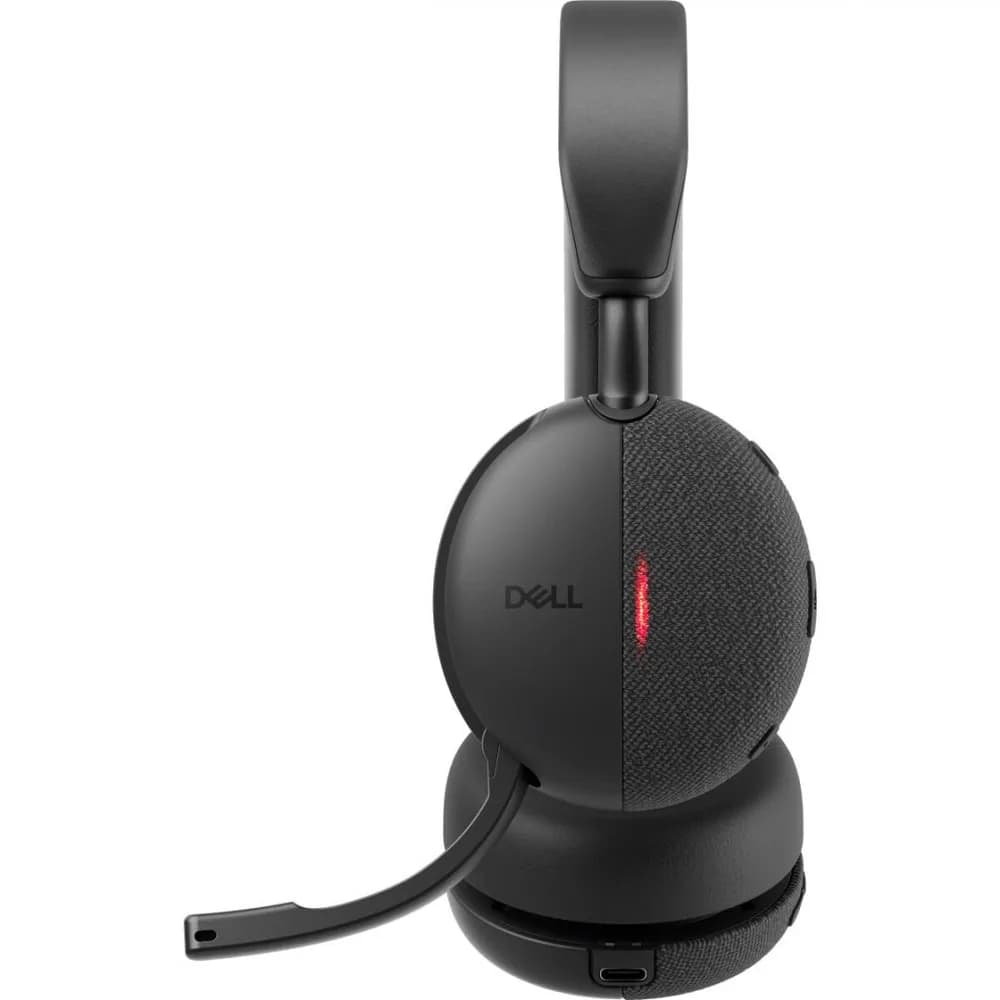 Casti Head-band DELL WL5024, Wireless/Wired, noise-canceling, Negru — miniatură