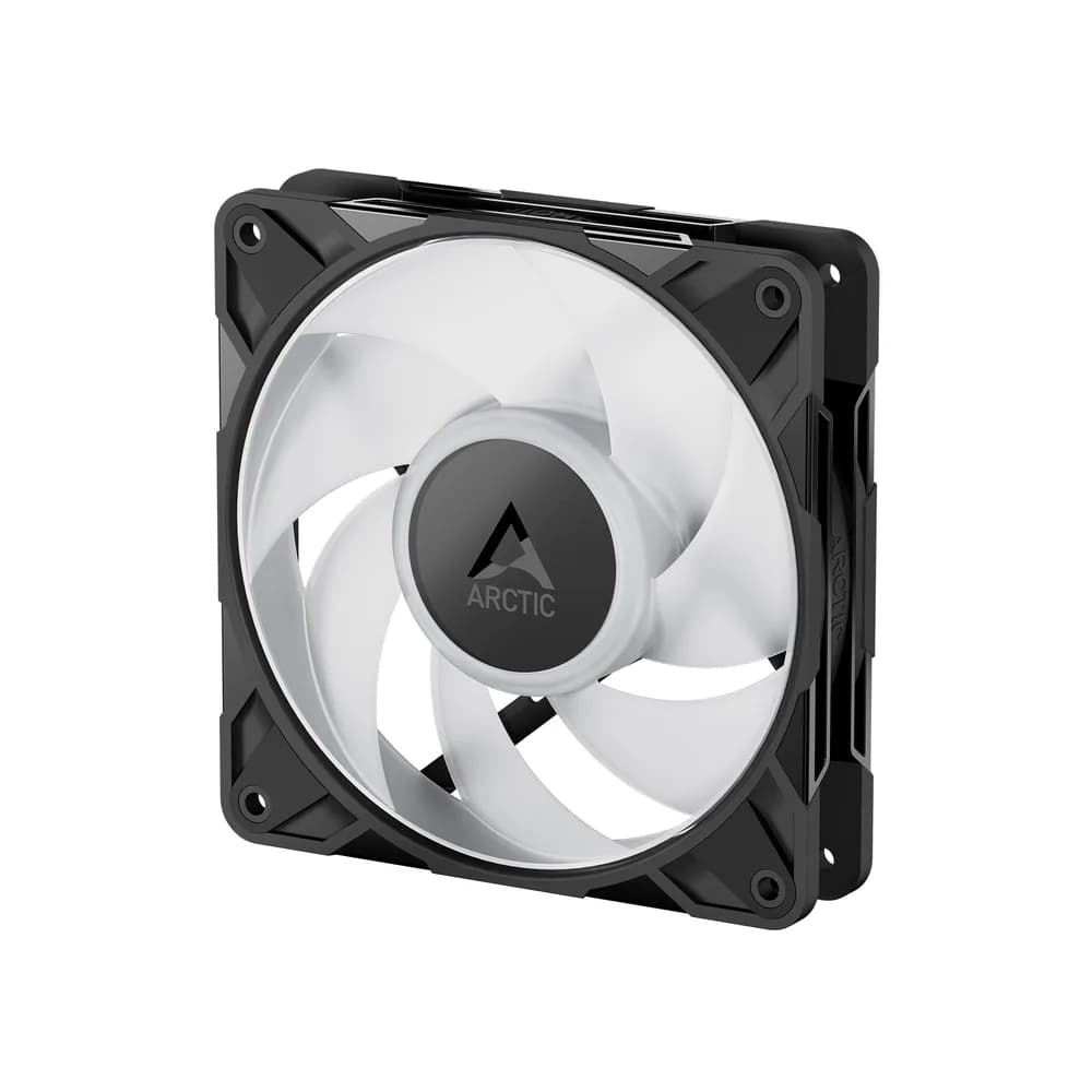 Ventilator Arctic "P12 Pro A-RGB", 120mm, 600 - 3000 RPM, FDB, 77 cfm, 4-Pin A-RGB Plug + 4-Pin Socket, negru, "ACFAN00309A" - 4895265000119 — miniatură