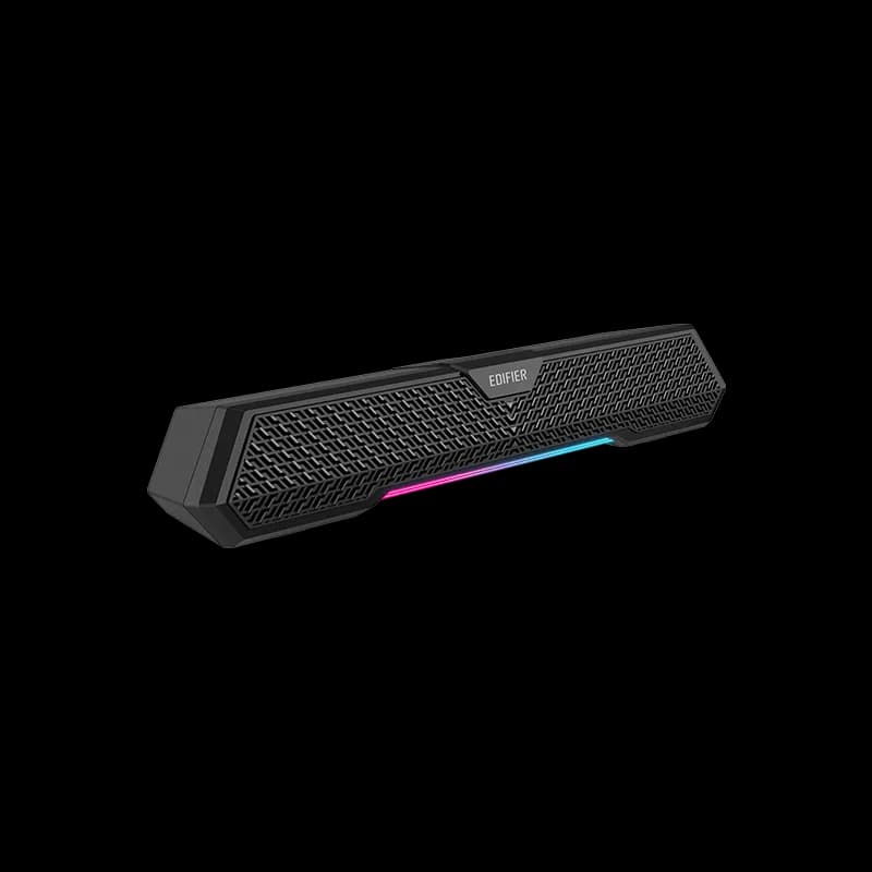 BOXE EDIFIER soundbar, BT 5.3, RMS: 5W (2.5W + 2.5W), 2 x 2", frecv.raspuns 80Hz-19KHz, USB-A, dim383x71x86mm, black "MG250-BK" — miniatură