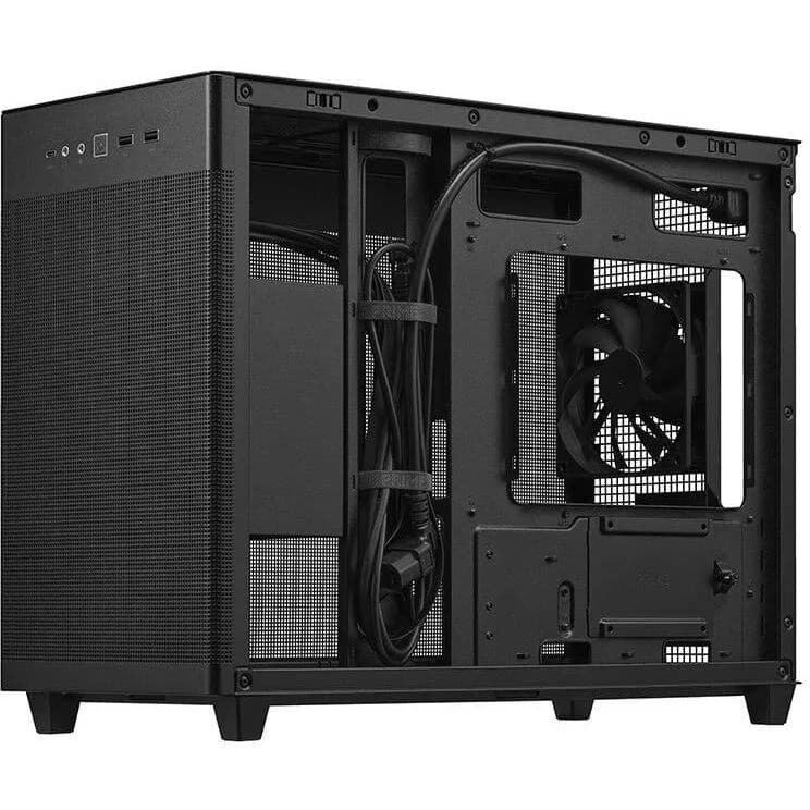 Carcasa ASUS AP201 MicroATX, Mini Tower, Black — miniatură