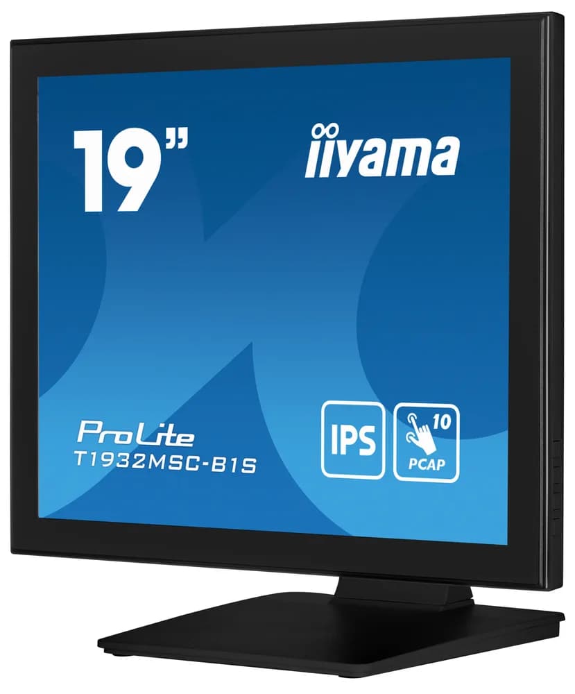 IIYAMA Monitor LED T1932MSC-B1S 19"" 10pt IPS TOUCH 1280 x 1024 14ms 250 cd/m2 projective capacitive IP54 VGA HDMI DP "T1932MSC-B1S" — miniatură