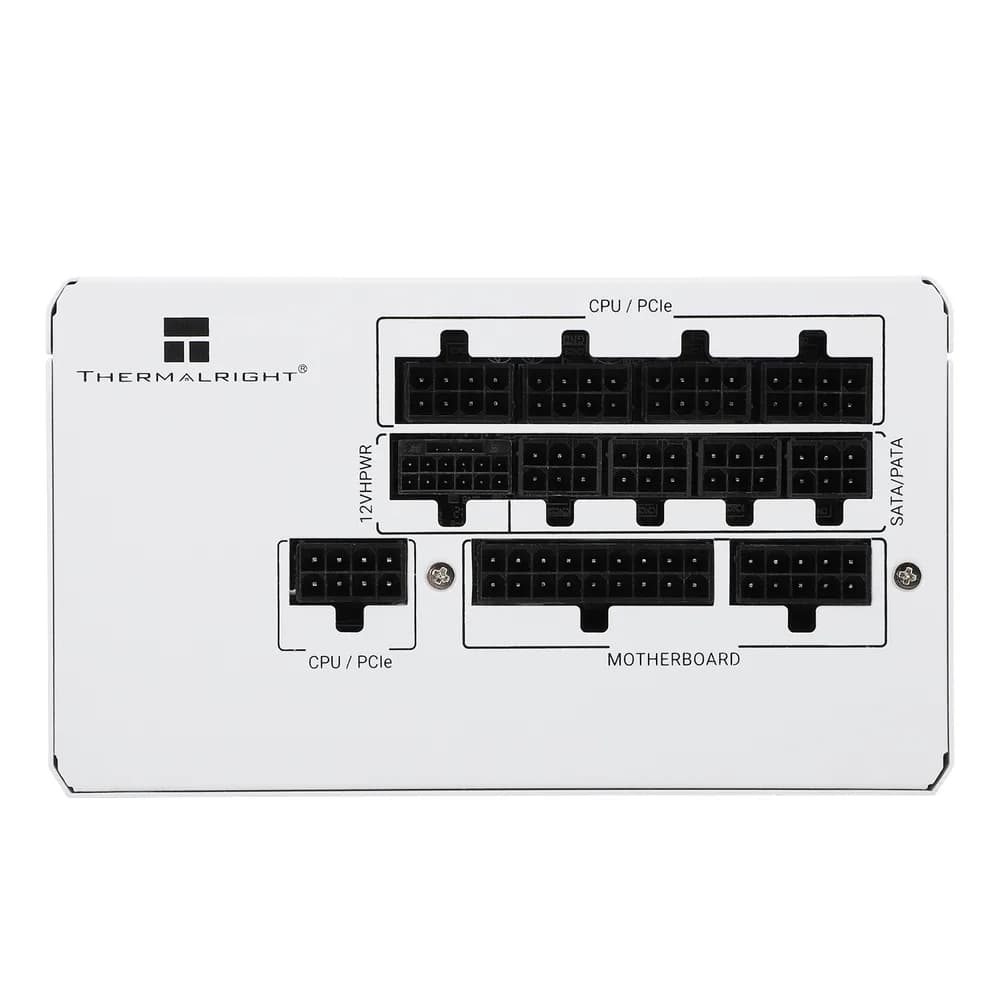 SURSA Thermalright "TR-TG 1000-W", 1000W, certificare 80 Plus Gold, modular, LLC, DC to DC, PCI-E GEN 5.0 ready, fan 120mm, alb, "TR-TG 1000-W" — miniatură