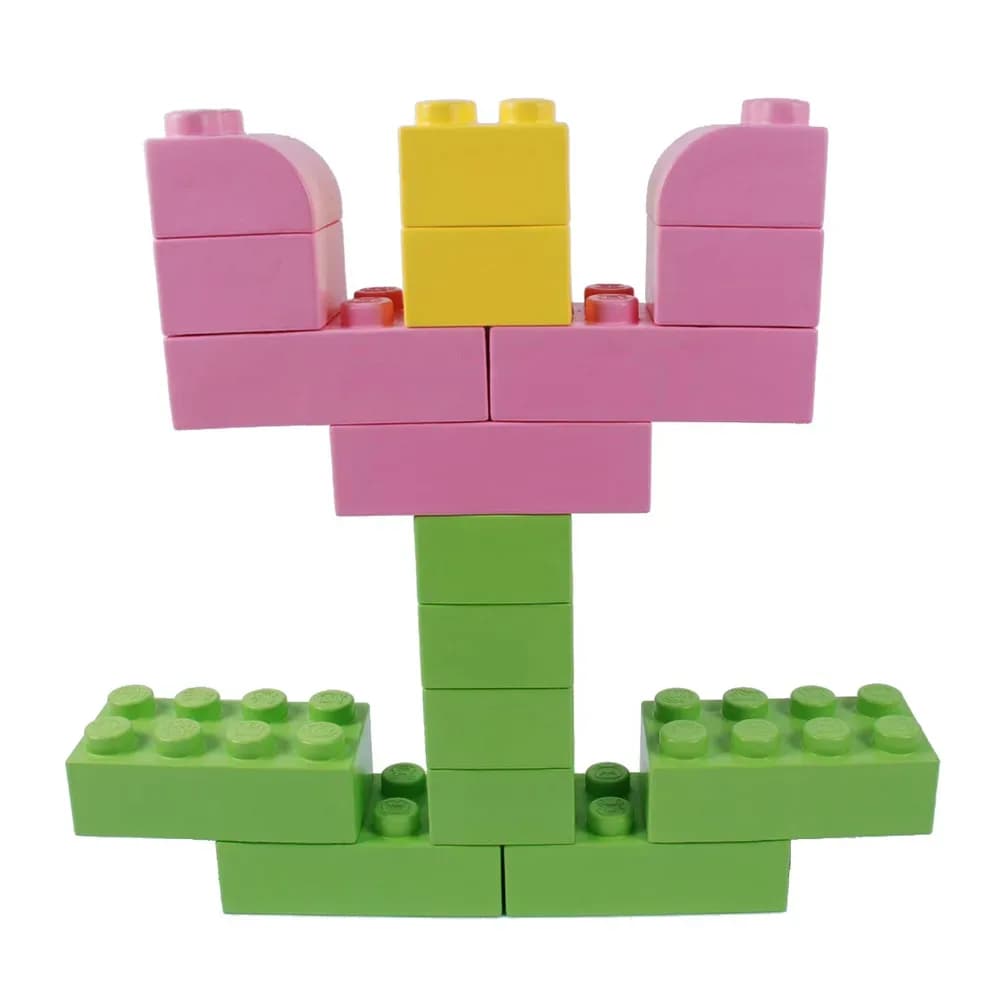 Set cuburi mari Wise, culori pastel (42 de piese) — miniatură