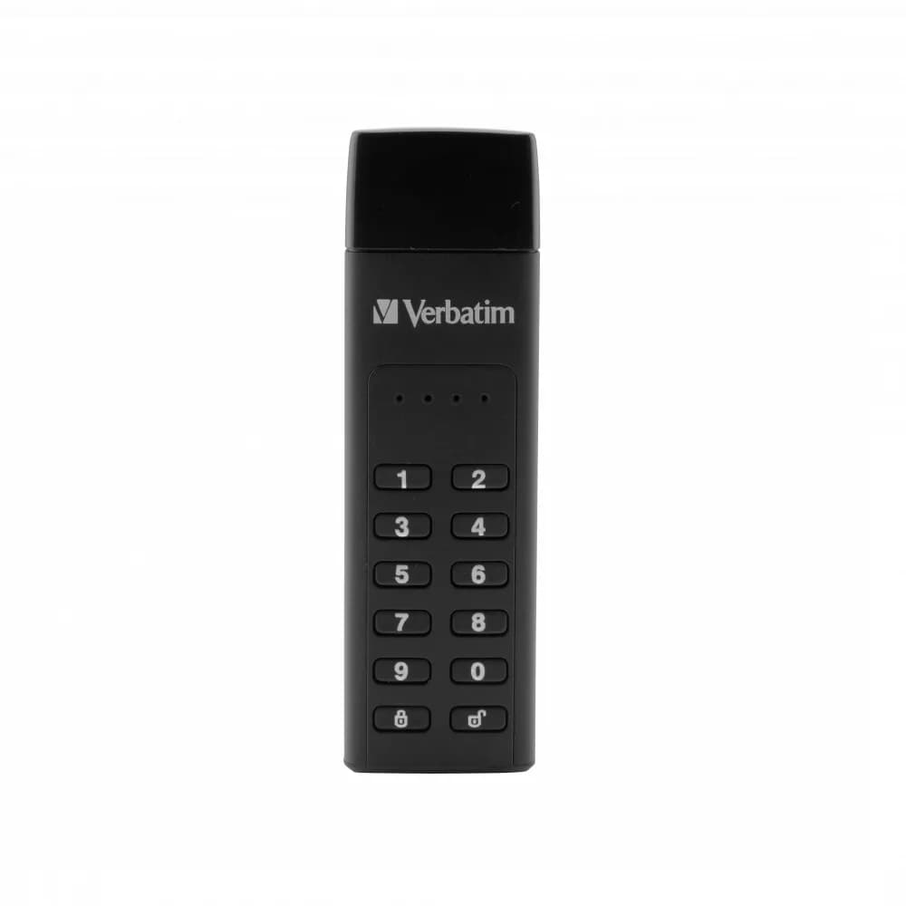 MEMORII USB Verbatim VER 49429 KEYPAD SECURE USB 3.0 DRIVE, "49429"