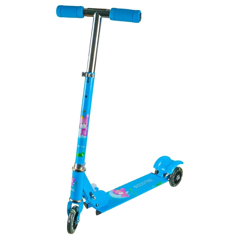 Trotineta cadru metal, 3 roti, 72 cm — miniatură