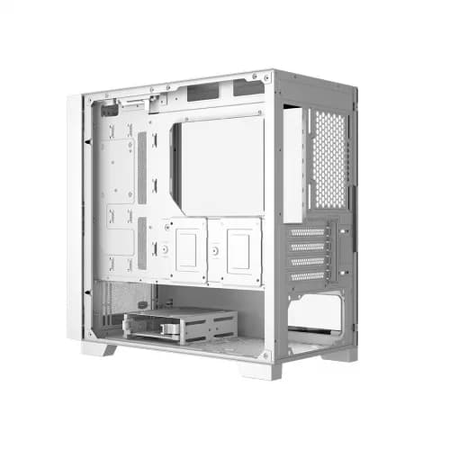 CARCASA PCCooler "C3 D310", middle tower, gaming, fara sursa, suporta 7xfan, , PSU shroud, USB 3.1 gen 1 x 2, audio, mic, 4 sloturi expansiune, alb, "C3D310 WH" — miniatură