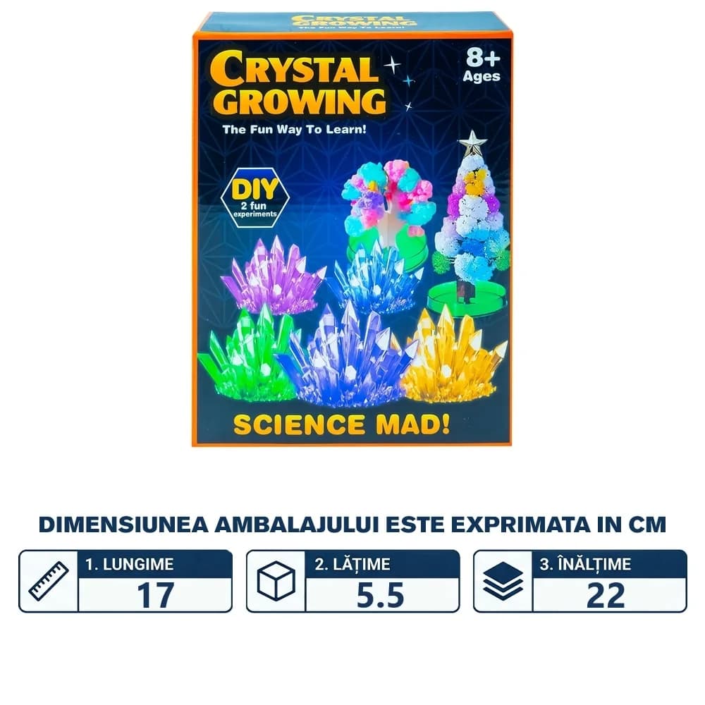 Set educativ - Cresterea cristalelor — miniatură