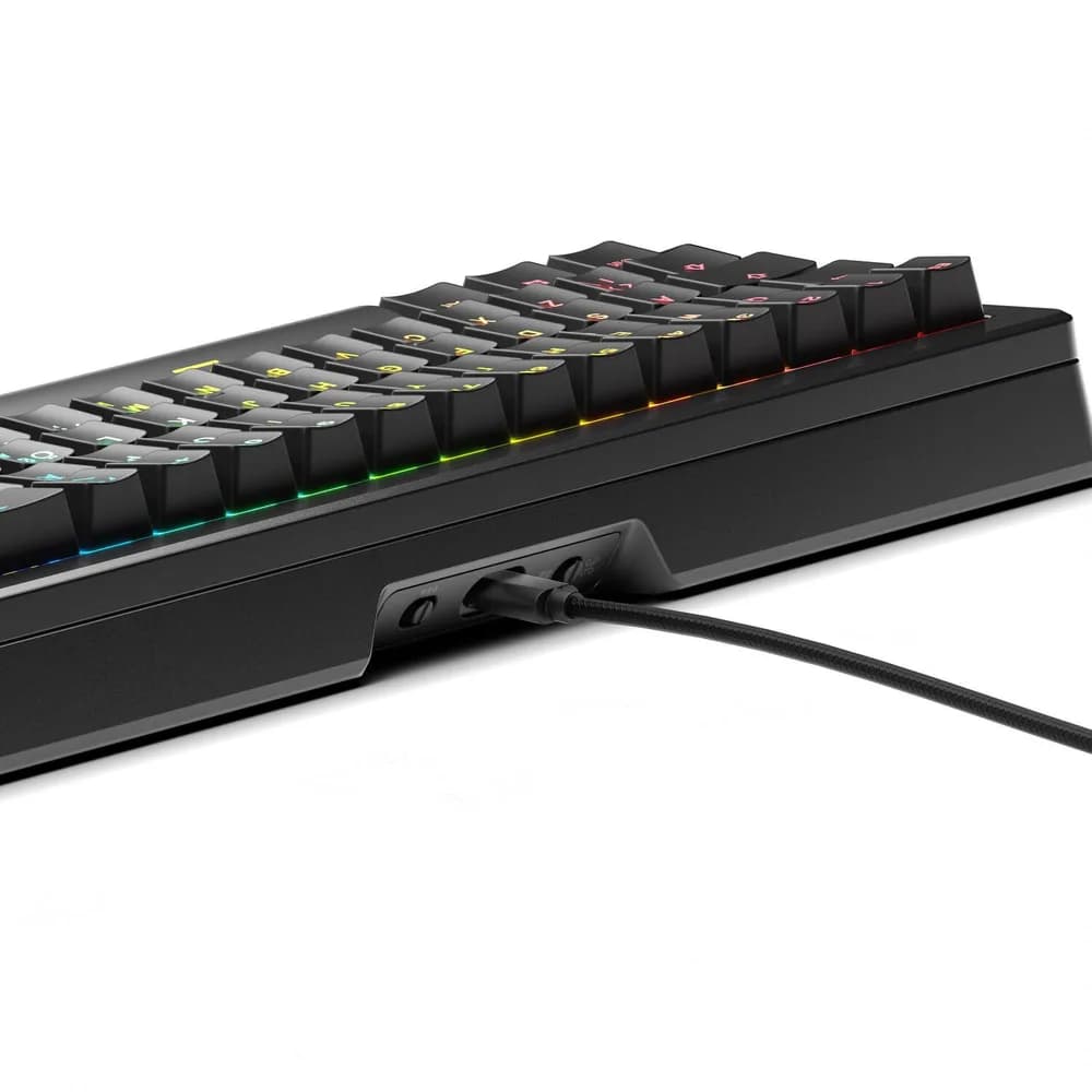 Glorious Tastatura mecanica GMMK 3 PRO 65% Prebuilt, USB-C, Fox Switches, US layout, 66 taste, Negru "GLO-KB-GMMK3-PRO-65-PB-FOX-W-BLK-US" — miniatură
