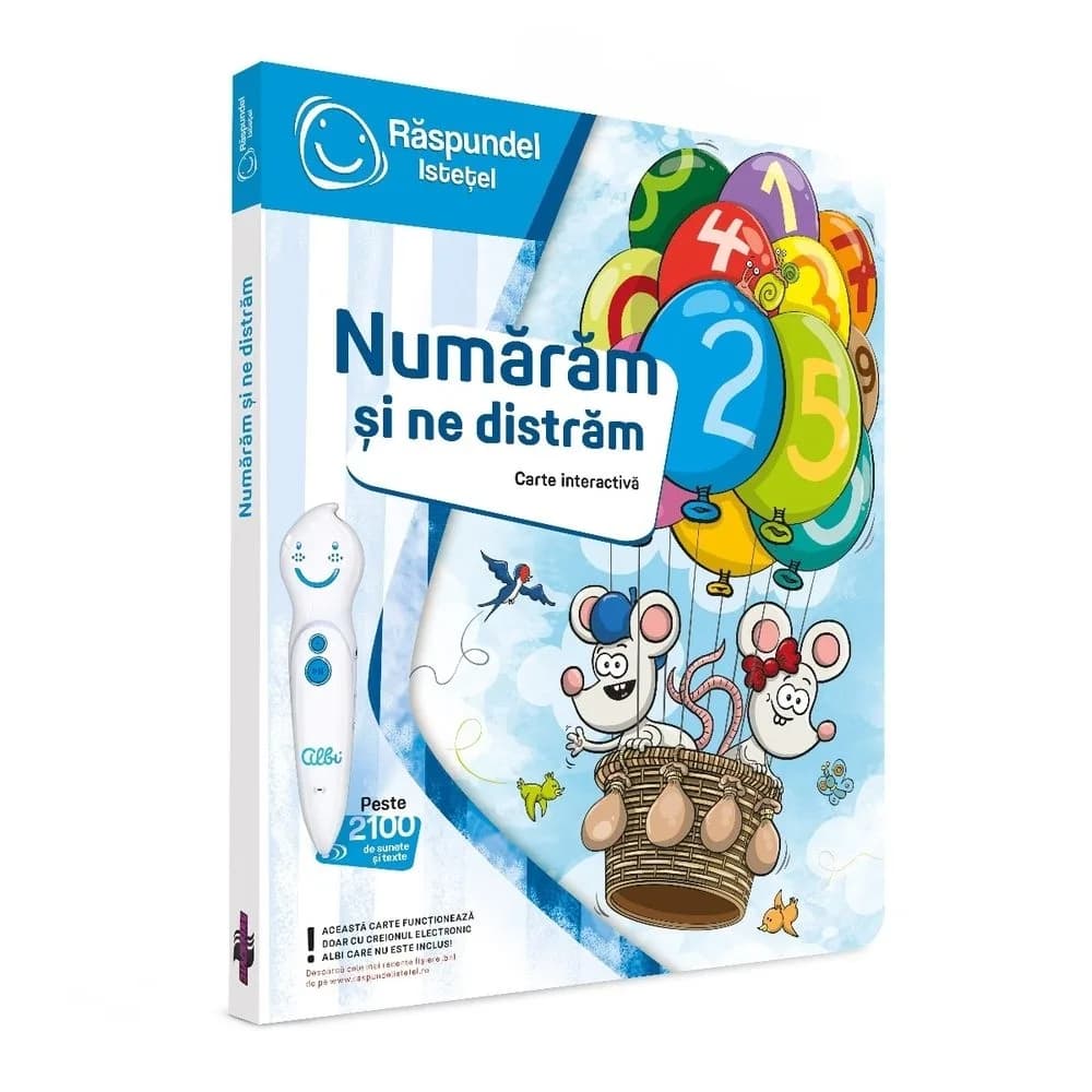 Raspundel Istetel, Carte - Numaram Si Ne Distram, ALBI - BLACKFIRE — miniatură