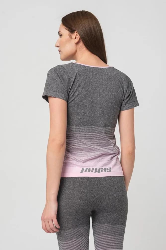 TRICOU PEGAS GREY PINK-XS — miniatură