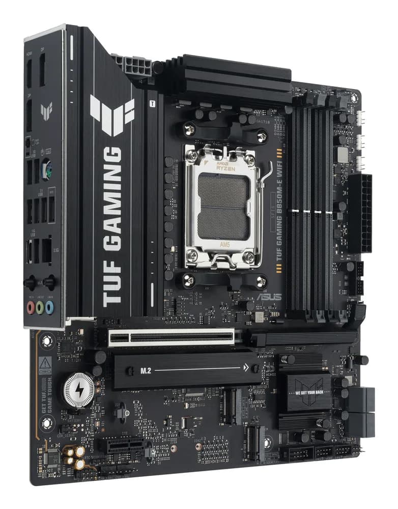 Placa de baza Asus TUF GAMING B850M-E WIFI, AM5, DDR5, BT 5.3, ATX "TUF GAMING B850M-E WIFI" — miniatură