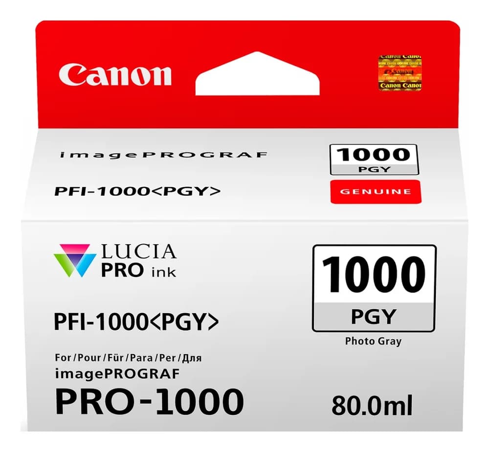 Cartus Cerneala Original Canon Light Grey, PFI-1000PGy, pentru IPF PRO-1000,NOPP, "0553C001AA"