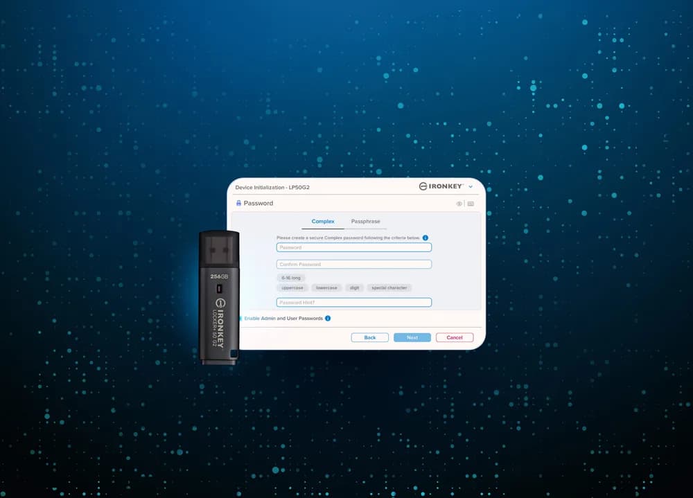 Kingston Technology IronKey Locker+ 50"IKLP50G2/256GB" — miniatură