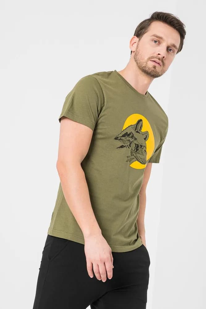 TRICOU CASUAL CIUCAS BARBATI KAKI-M — miniatură