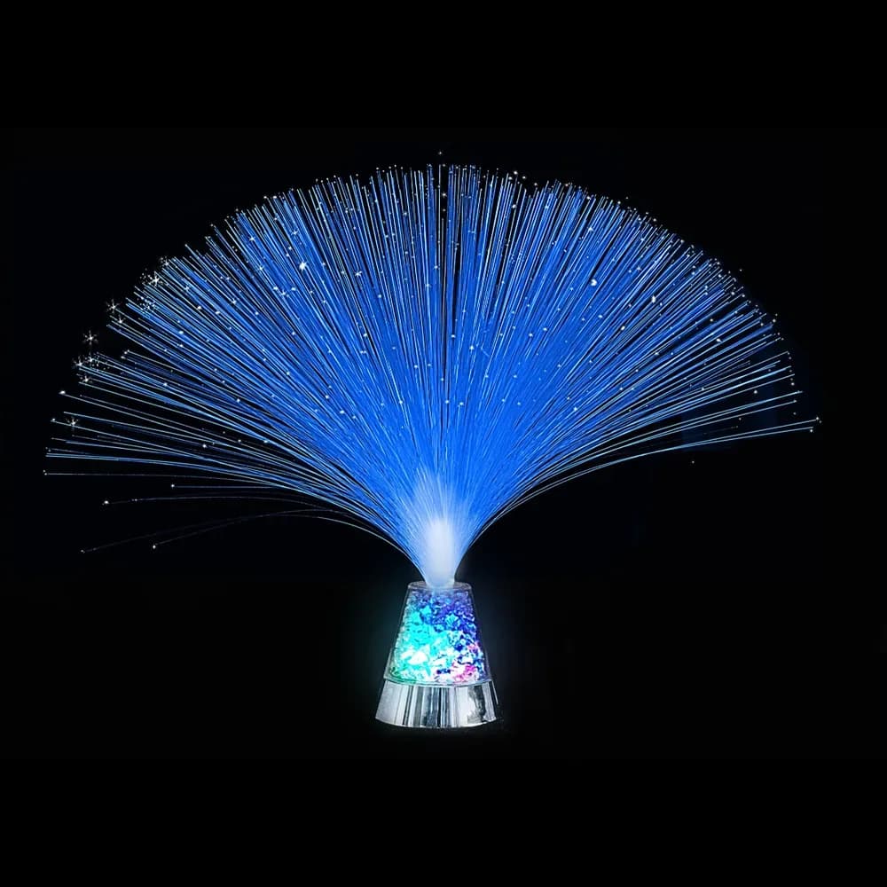 Lampă gheață cu fibră optică și telecomandă — miniatură