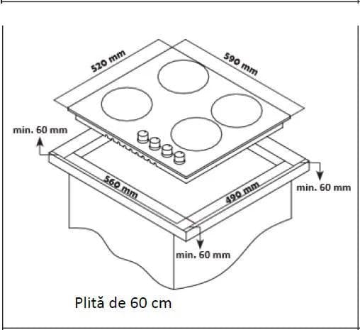 PLITA INCORPORABILA HEINNER HBH-S584WI-IX — miniatură