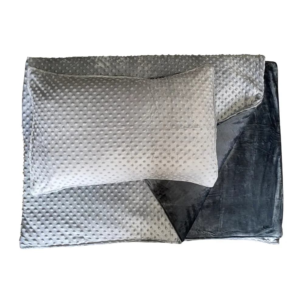 Patura cu greutati medie 4kg (100 x 150) Gri/Gri