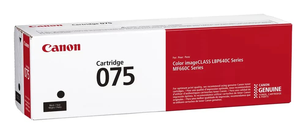 Toner Original Canon Black, CRG-075BK, pentruLBP646|LBP647|MF664|MF667, 1.4K, "6365C002AA" — miniatură
