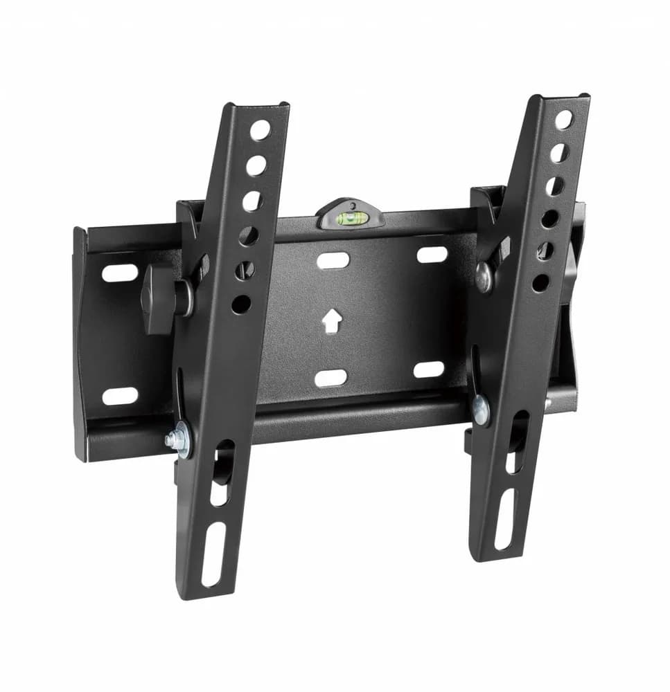 Suport de perete Akai cu inclinatie +12/-12°, diagonala display 23"-42", VESA min. 75x75, VESA max. 200x200, suporta pana la 30kg, distanta fata de perete 53mm, negru