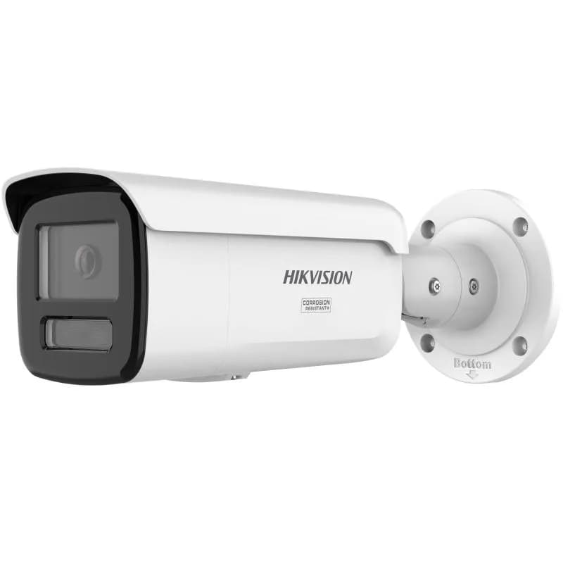 Camera de supraveghere IP Bullet 8MP Hikvision DS-2CD2T87G3-LIY(2.8MM), lentila fixa 2.8mm, iluminare min: Color: 0.0005 Lux @ (F1.0, AGC ON),0 Lux cu lumina alba: 60m, IR: 60m, slot card de memorie: microSD/microSDHC/microSDXC maxim 512GB, alarma la evenimente: Motion detection (support alarm