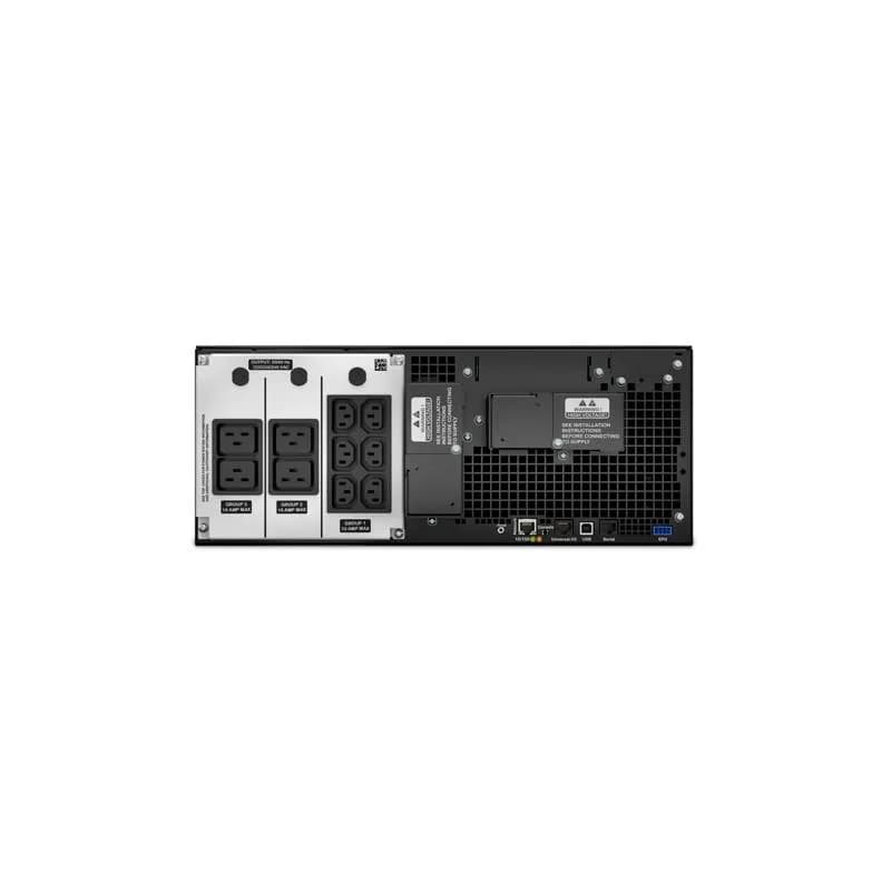 UPS APC Smart-UPS SRT online dubla-conversie 6000VA / 6000W 6 conectoriC13 4 conectori C19 extended runtime rackabil 4U, baterie APCRBC140,optional extindere garantie cu 1/3 ani (WBEXTWAR1YR- SP-05/WBEXTWAR3YR-SP-05),3 ani garantie echipament si 2 ani garantie baterie