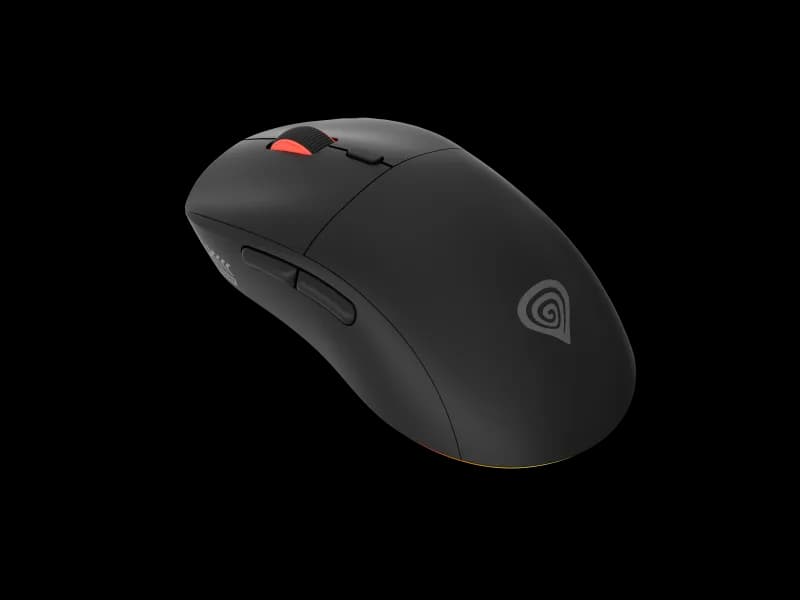 Mouse Wireless GENESIS Zircon XIII, 26000 DPI, Negru