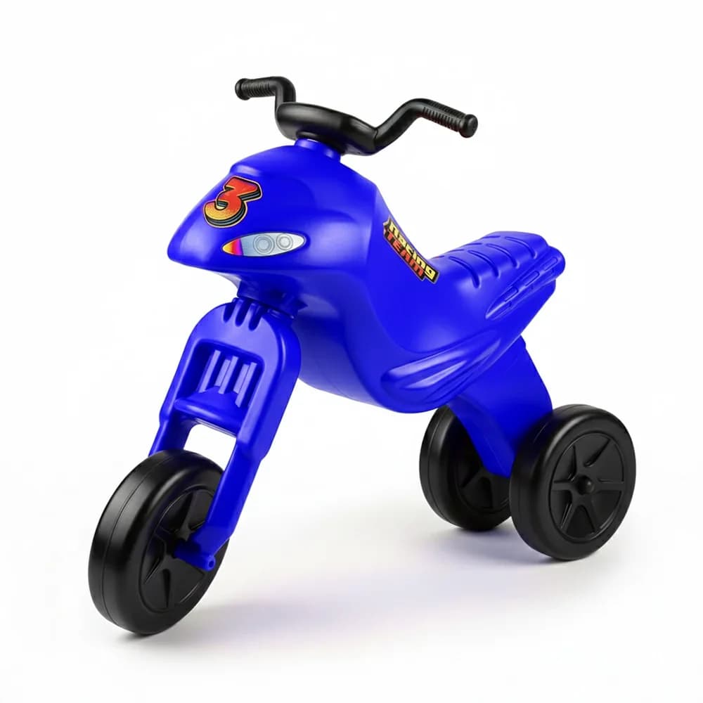 Motocicleta fara pedale, albastra - ROBENTOYS