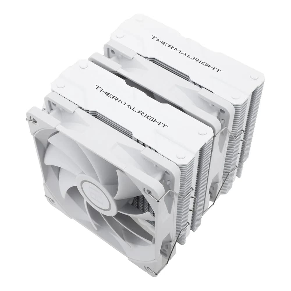 COOLER Thermalright "Peerless Assassin 120 White" dual tower,skt. Intel si AMD, racire cu aer, vent. 2 x 120mm, 1550 rpm, 6 heatpipes, inaltime 157mm,"Peerless Assassin 120 White" — miniatură