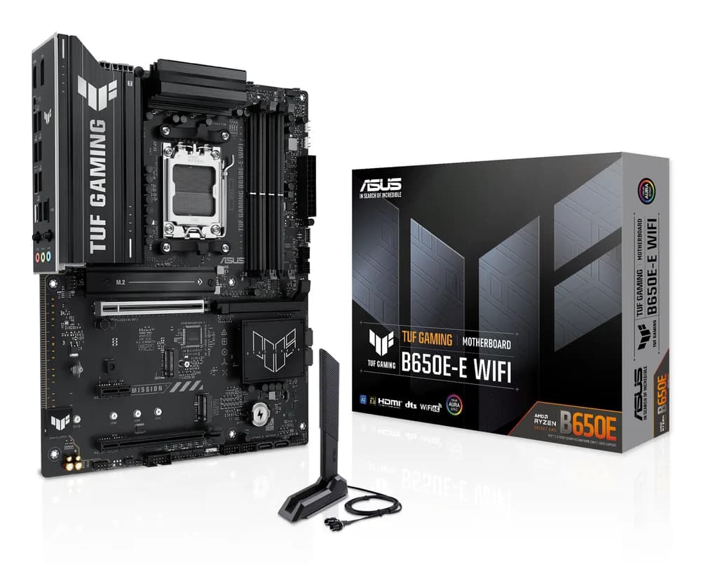 Placa de baza ASUS TUF GAMING B650E-E WIFI, AM5, AMD B650, ATX "90MB1LT0-M0EAY0"