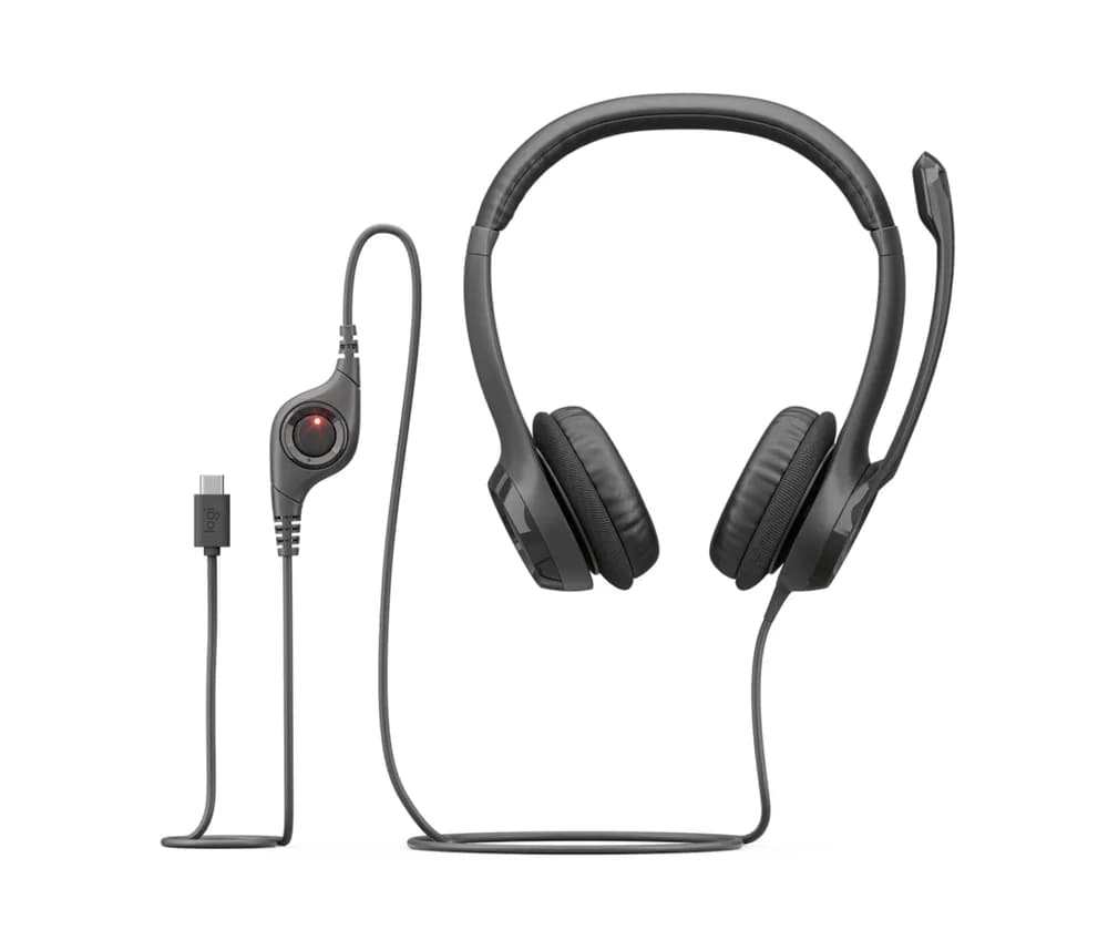 Casti H390 USB-C Black "981-001576" — miniatură