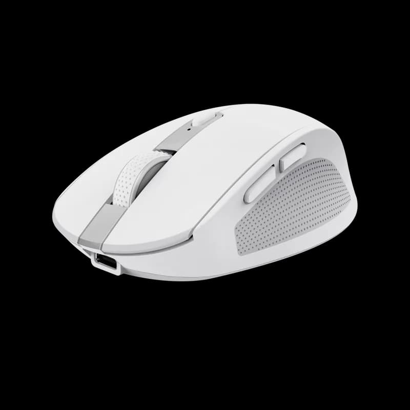 Mouse Wireless Trust Ozaa, 3200 dpi, Alb — miniatură