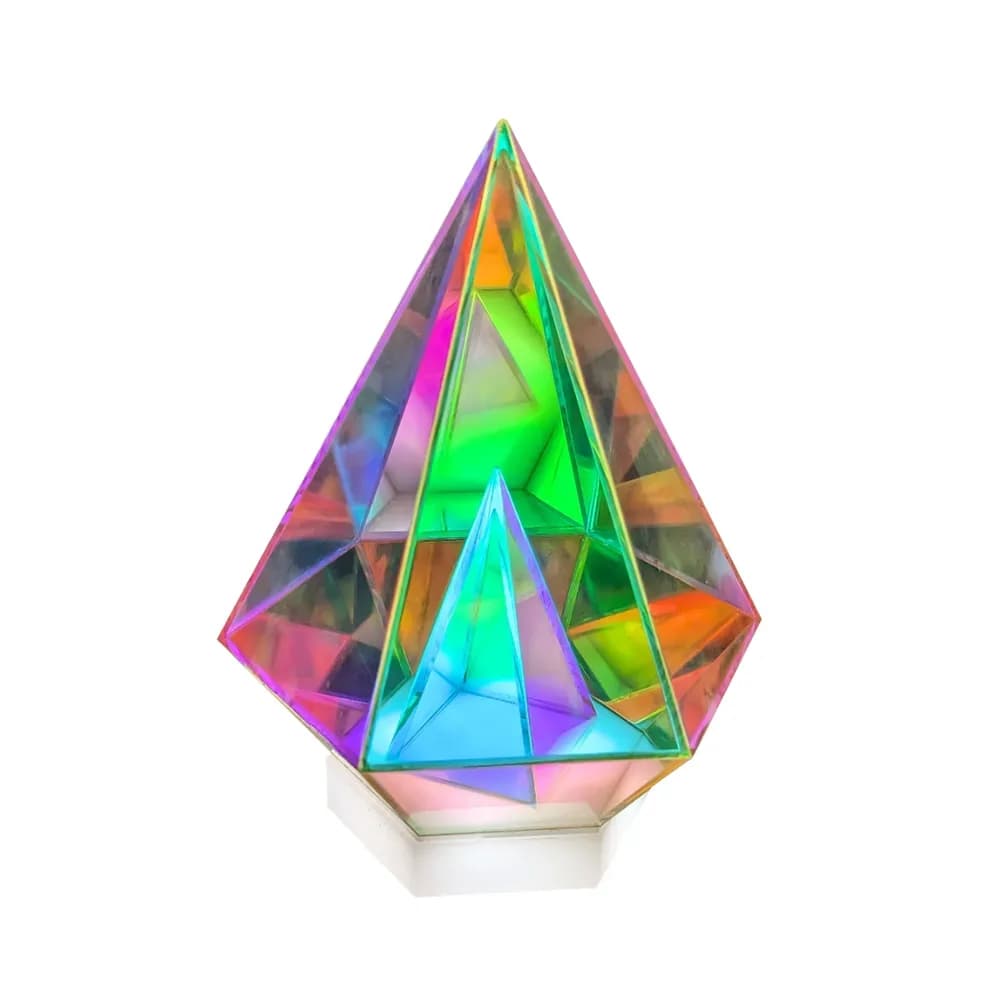 Lampă cu prismă tip diamant