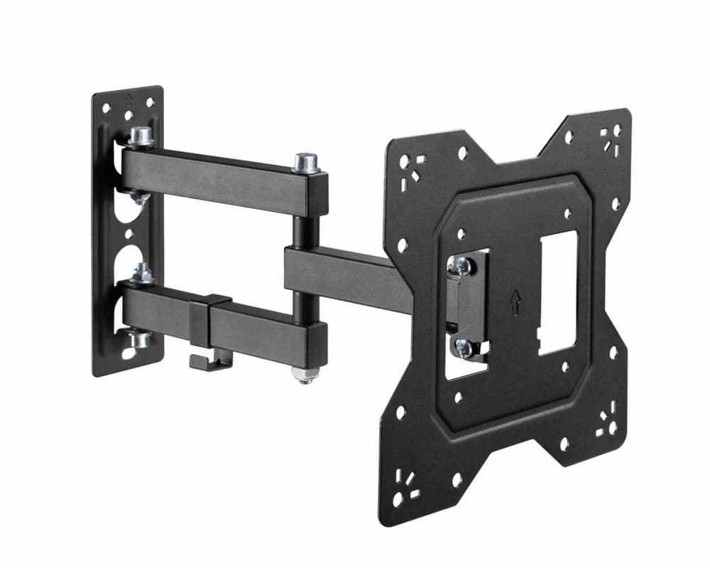 Suport de perete Akai cu inclinatie +3/-10°, diagonala display 23"-43", VESA min. 100x100, VESA max. 200x200, suporta pana la 30kg, distanta fata de perete MAX 378mm, negru