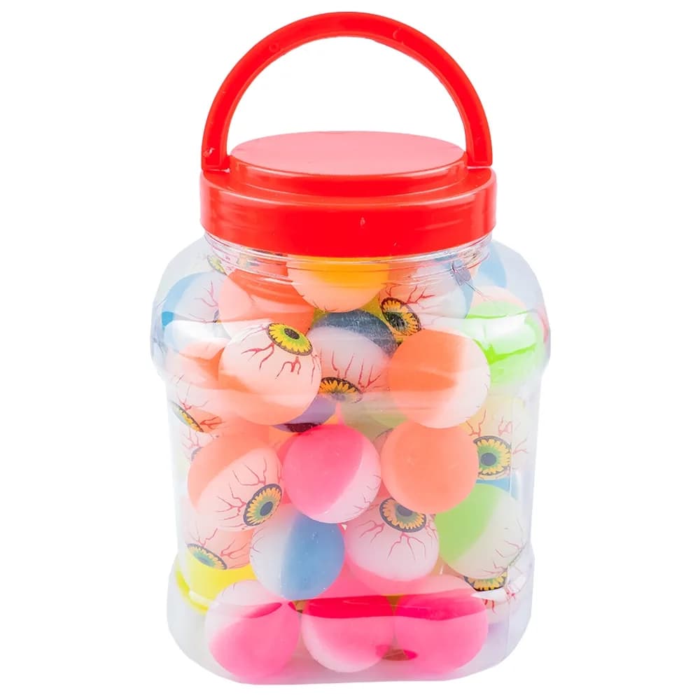 Mingi saltarete, 3,5 cm, Ochi, 60 buc/borcan — miniatură