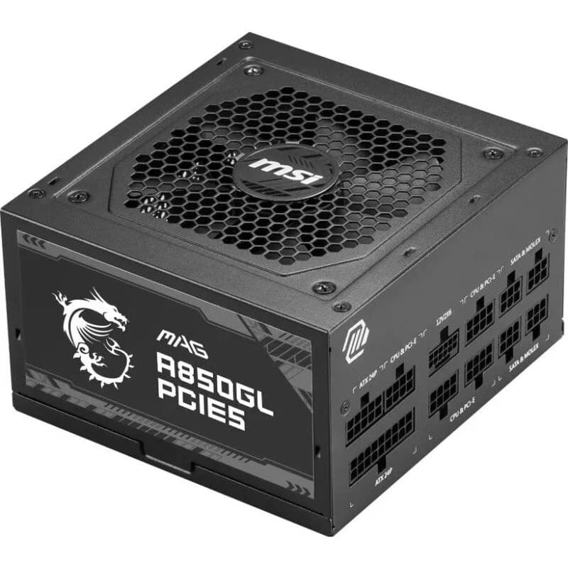 MSI MAG A850GL PCIE5 850W POWER SUPPLY "MAG A850GL PCIE5"